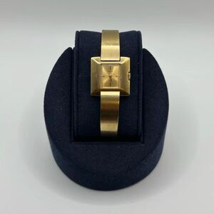 Vintage 70s Seiko Tank Gold Tone Manual Wind Women's Watch 11-3470